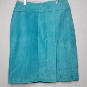 NWT Elegant newport News Turquoise Skirt‎ SIZE 12